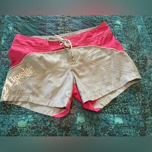 Hyperlite Board Shorts Pink and Grey Juniors Size 5